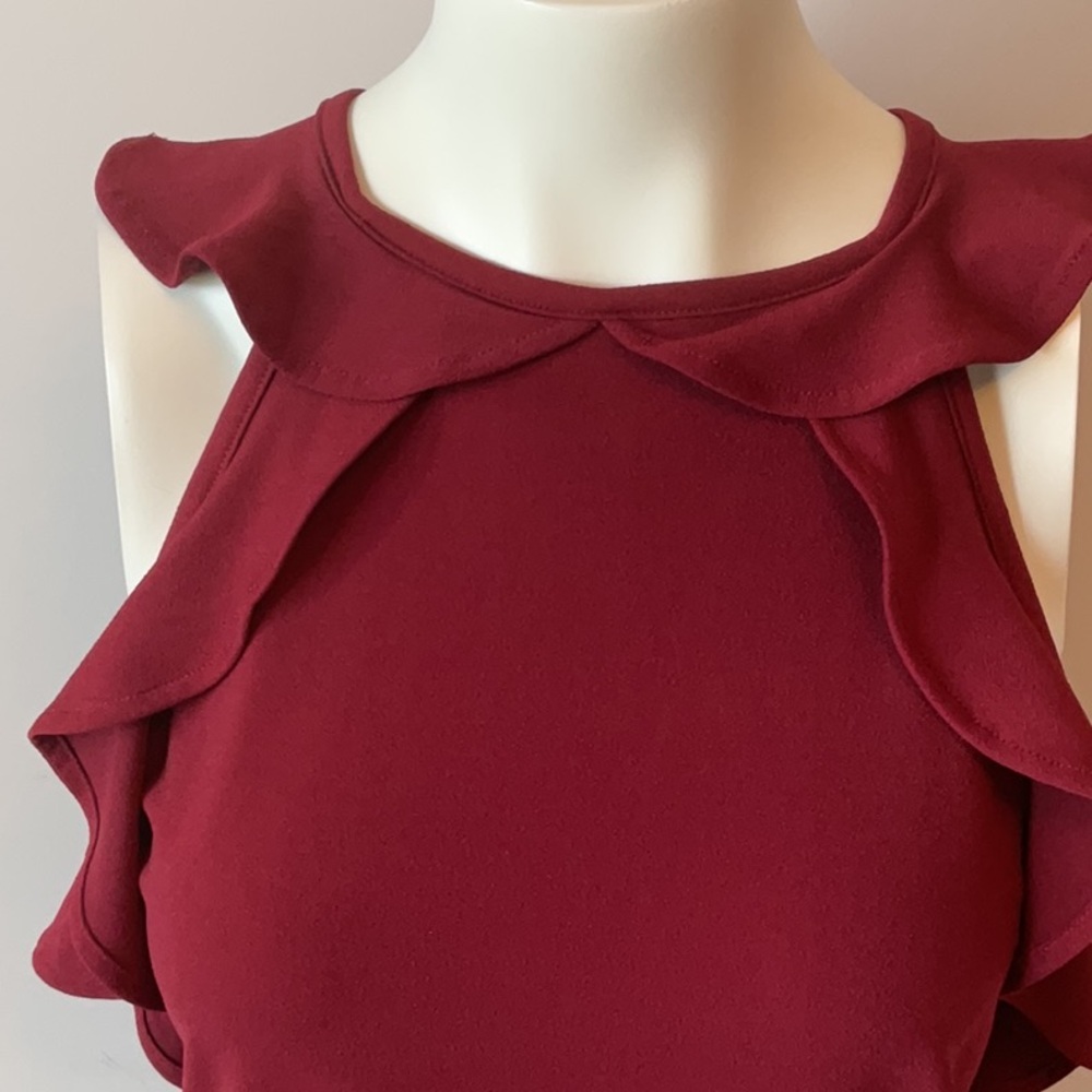 RW&CO Red Ruffled Top - Picture 4 of 10